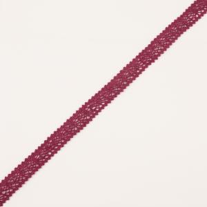 Knitted Ribbon Cherry 1.5cm