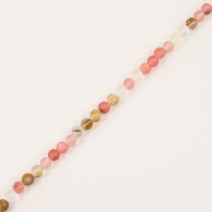 Carnelian Opal Beads (8mm)