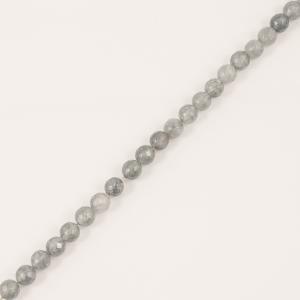 Polygonal Jade Beads Gray (8mm)