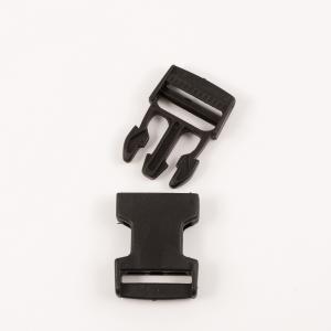 Plastic Clip Black 7x3.7cm
