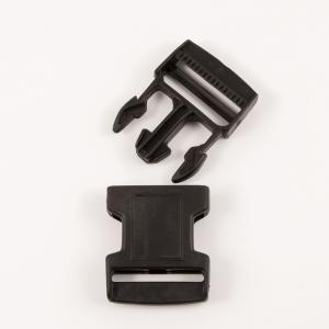 Plastic Clip Black 8x4.5cm