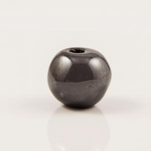 Ceramic Bead Black 2.4cm