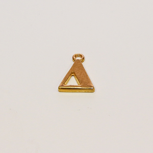 Gold Plated Initial "Δ"