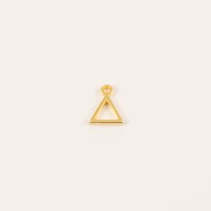Outline Triangle Gold 1.1x0.9cm