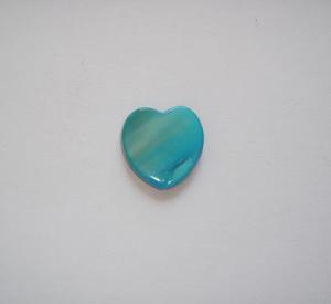 Καρδιά Φίλντισι Τυρκουάζ (1.5x1.5cm)
