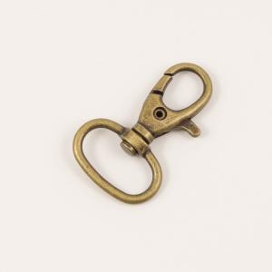 Lobster Claw Clasp Bronze 4.1x2.5cm