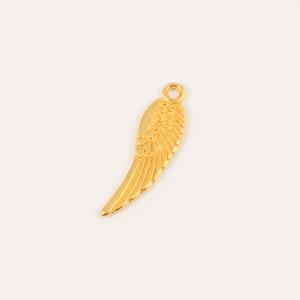 Gold Plated Metal Wing 3.3x1cm
