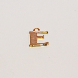 Gold Plated Initial "E"