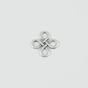 Celtic Knot Silver 2.2x2.2cm
