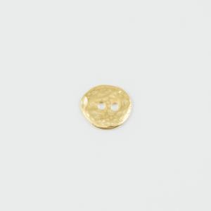 Μεταλλικό Κουμπί Σφυρίλατο Χρυσό 1.8cm
