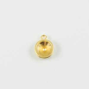 Gold Plated Base for Crystal 1.4x1.1cm