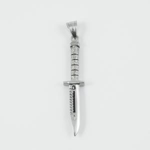 Steel Knife Silver 6.5x1.2cm