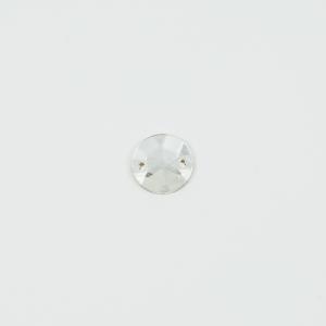 Crystal Button Round 1.3cm