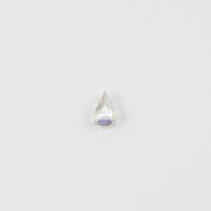 Crystal Bezel Iridescent 1.3x0.8cm