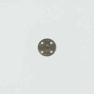 Metal Coin "Head" Black Nickel