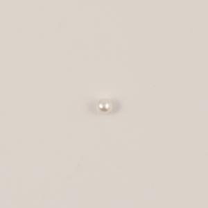 No Hole Pearl White 3mm