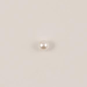 No Hole Pearl White 5mm
