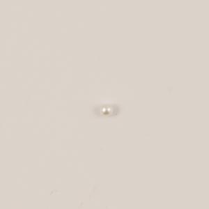 No Hole Pearl White 2.5mm