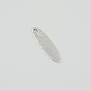 Forged Oval Item Silver 5x1.4cm