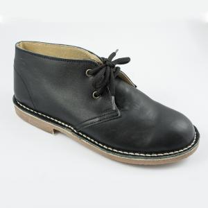 Leather Boots Black with Seam