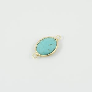 Gold Plated Item Turquoise Paste