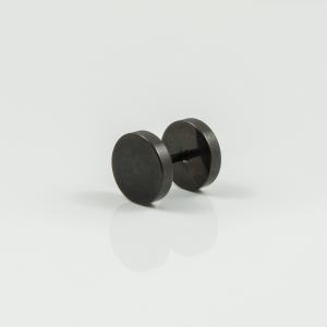 Steel Bar Plug Black 12mm