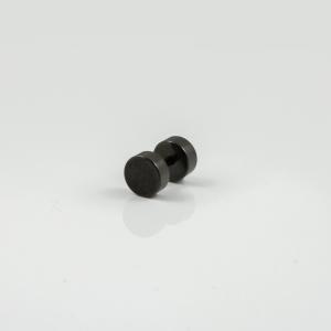 Steel Plug Black Nickel 7mm