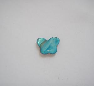 Butterfly Nacre Turquoise (1x1.5cm)