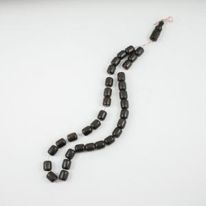 Beads Ebony (34pcs) 1.3x1.1cm
