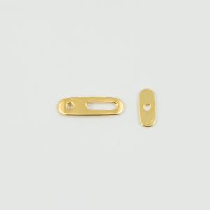 Metallic Clasp Gold 2.2x0.7cm