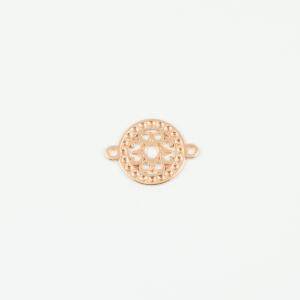 Perforated Item Pink Gold 1.9x1.4cm