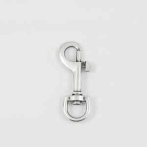 Clasp Hook Silver 5.4x2.1cm