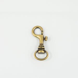 Clasp Hook Bronze 4.5x2cm