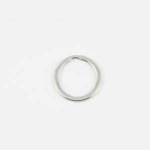 Steel Key Ring Hoop Silver 3cm