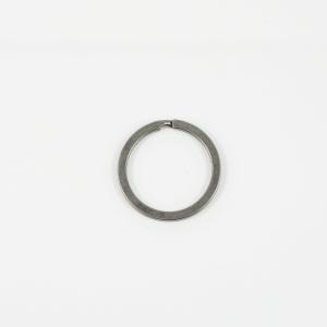 Key Ring Hoop Black Nickel 3cm