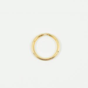 Key Ring Hoop Gold 3cm