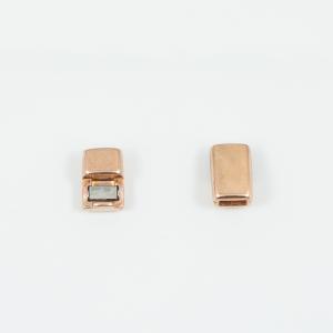 Magnetic Clasp Pink Gold 1.6x0.7cm
