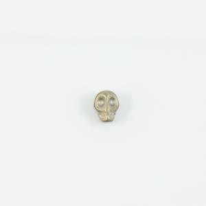 Skull Hematite Beige 1x0.8cm