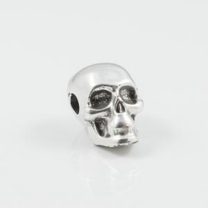Metal Skull Silver 1.8x1.1cm
