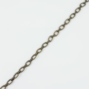 Iron Chain Bronze 14x9x2mm