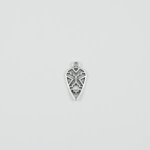 Perforated Item Silver 2.4x1.3cm