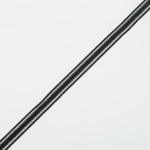 Κορδέλα Ελαστική Μαύρη 13mm
