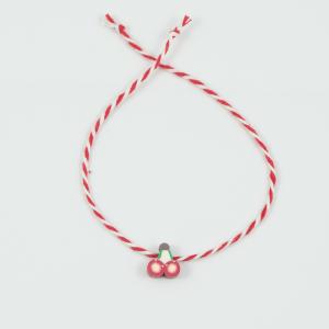 Bracelet "March" Cherries Fimo