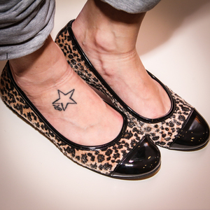 Μπαλαρίνα Γούνινη "Τιγρέ"