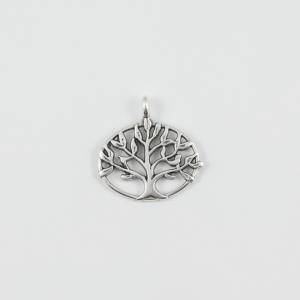 Tree of Life Silver 2.8x2.7cm