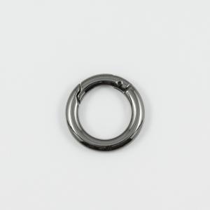 Metal Hoop Black Nickel 2.8cm