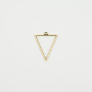 Triangle Outline Bronze 3.5x2.7cm