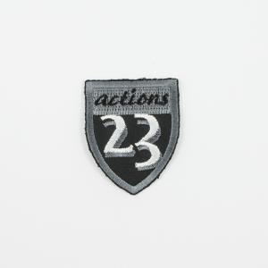 Iron-On Patch "Actions 23" 6x4.8cm