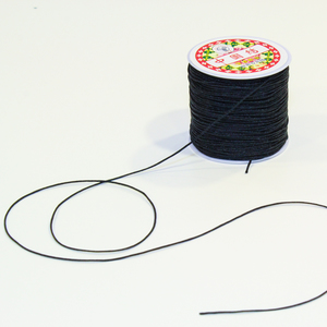 Κορδόνι Κομπολογιού Μαύρο 100m