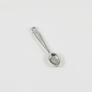 Metal Spoon Silver 2.5x0.6cm